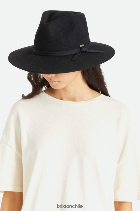 Brixton mujer sombrero plegable de fieltro joanna P0BX28527 accesorios negro