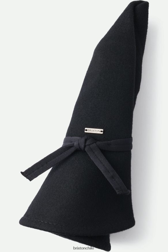 Brixton mujer sombrero plegable de fieltro joanna P0BX28527 accesorios negro