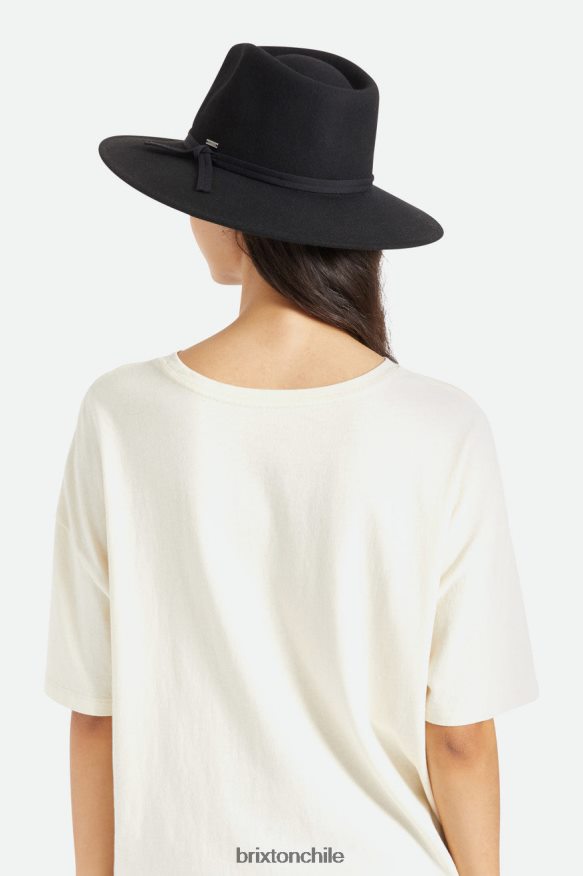 Brixton mujer sombrero plegable de fieltro joanna P0BX28527 accesorios negro