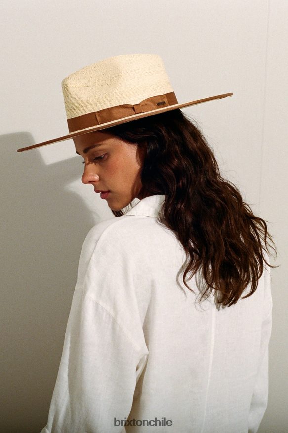Brixton mujer sombrero ranchero de paja jo P0BX28500 accesorios natural