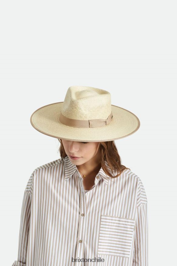 Brixton mujer sombrero ranchero de paja jo P0BX28518 accesorios natural