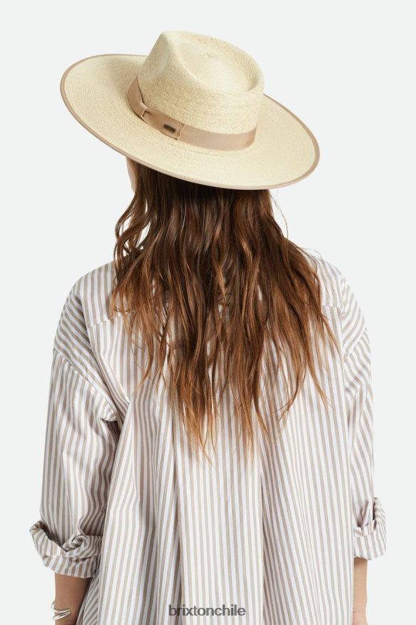 Brixton mujer sombrero ranchero de paja jo P0BX28518 accesorios natural