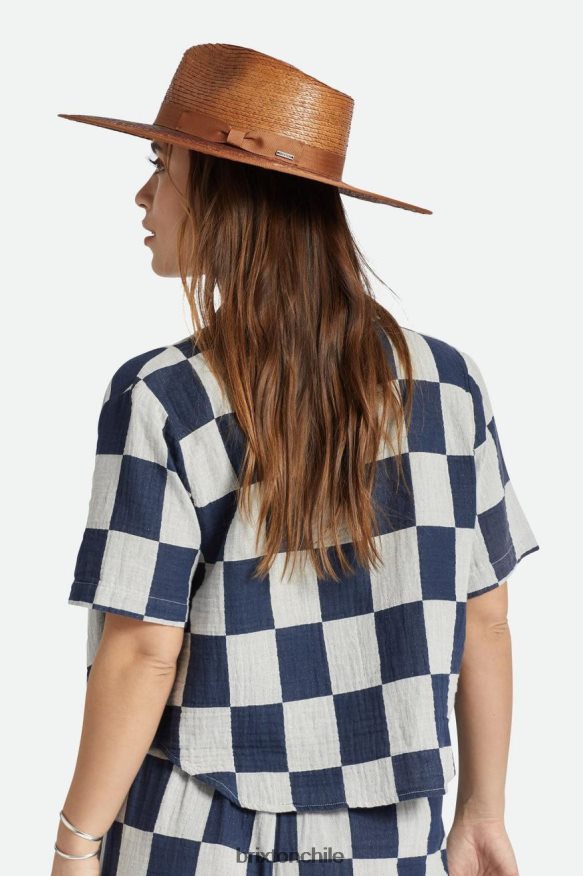 Brixton mujer sombrero ranchero de paja jo limitada P0BX28508 accesorios óxido regular tripilla