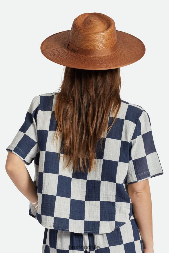 Brixton mujer sombrero ranchero de paja jo limitada P0BX28508 accesorios óxido regular tripilla