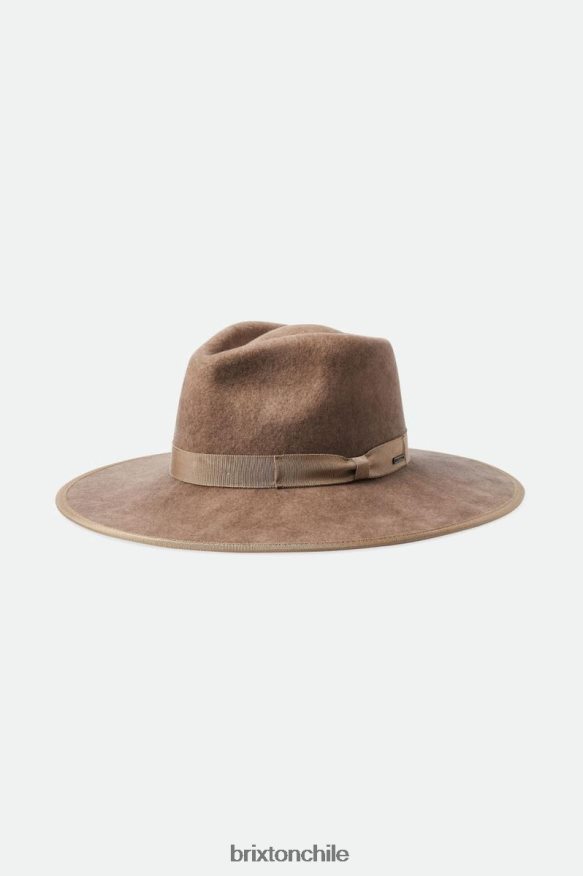 Brixton mujer sombrero ranchero jo P0BX28525 accesorios lavado desgastado arena
