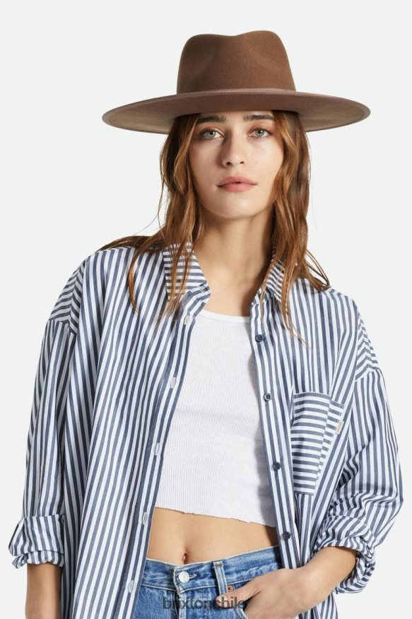 Brixton mujer sombrero ranchero jo P0BX28529 accesorios bronceado oscuro