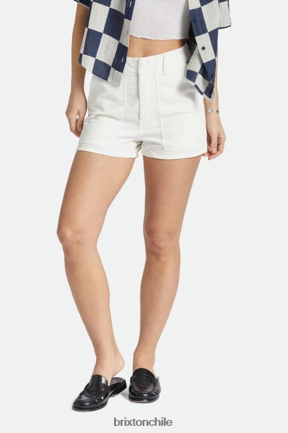 Brixton mujer corto de vancouver P0BX28490 vestir cordón blanco