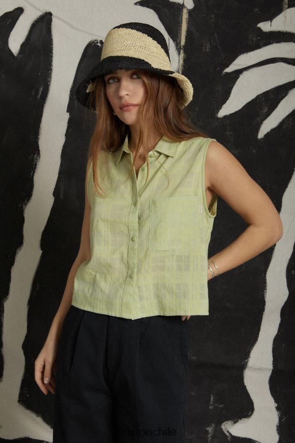 Brixton mujer camiseta sin mangas boxy león P0BX28416 vestir pera