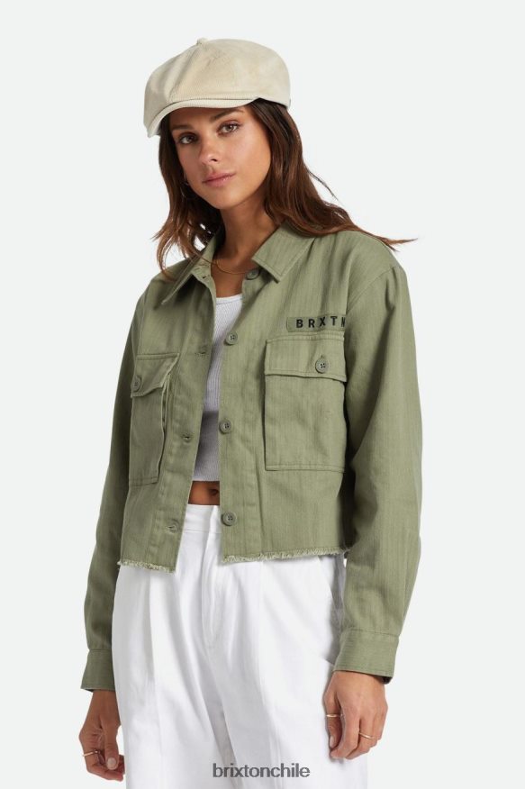 Brixton mujer sobrecamisa privada P0BX28462 vestir excedente de aceituna
