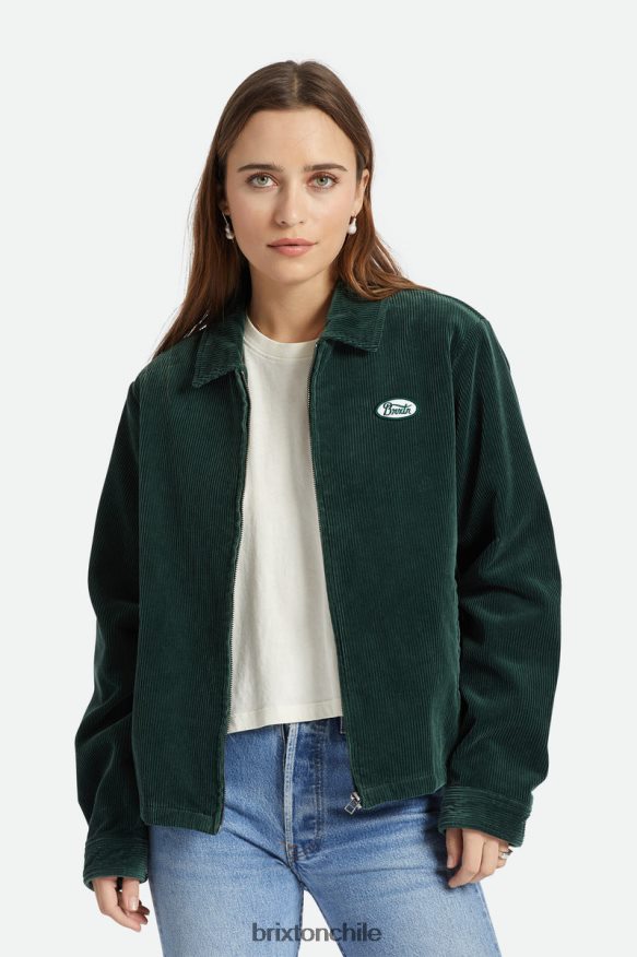 Brixton mujer chaqueta utopía P0BX28464 vestir Esmeralda