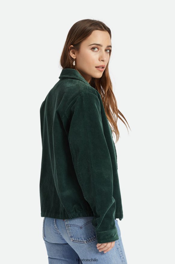 Brixton mujer chaqueta utopía P0BX28464 vestir Esmeralda