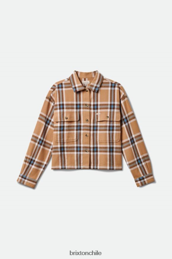 Brixton mujer bowery manga larga franela P0BX28443 vestir mojave