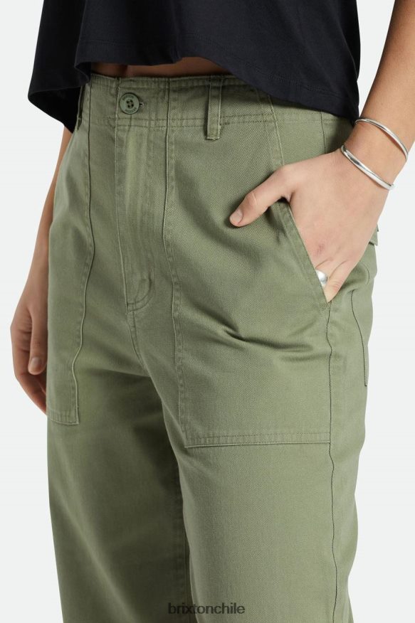 Brixton mujer pantalón vancouver P0BX28477 vestir excedente de aceituna
