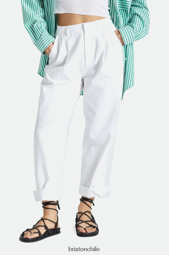 Brixton mujer pantalón victoriano P0BX28474 vestir blanco