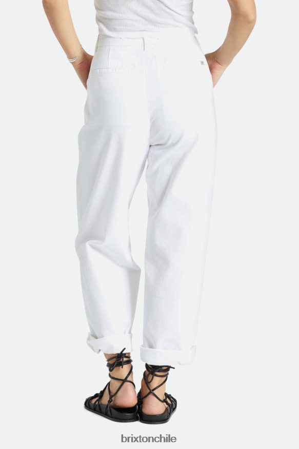 Brixton mujer pantalón victoriano P0BX28474 vestir blanco