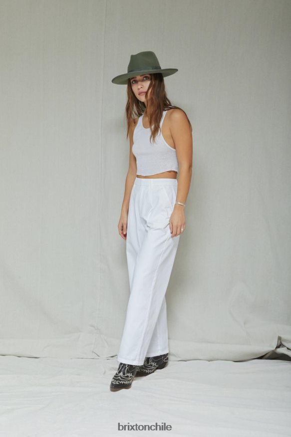Brixton mujer pantalón victoriano P0BX28474 vestir blanco