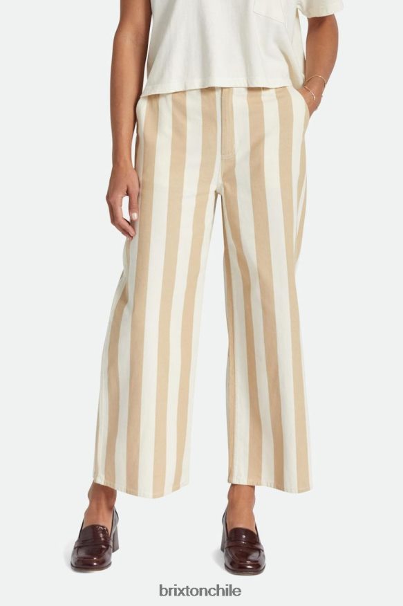 Brixton mujer pantalón victoriano de pernera ancha P0BX28472 vestir arena