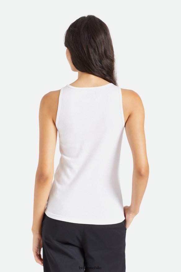 Brixton mujer camiseta sin mangas willie nelson escopeta P0BX28457 vestir blanco