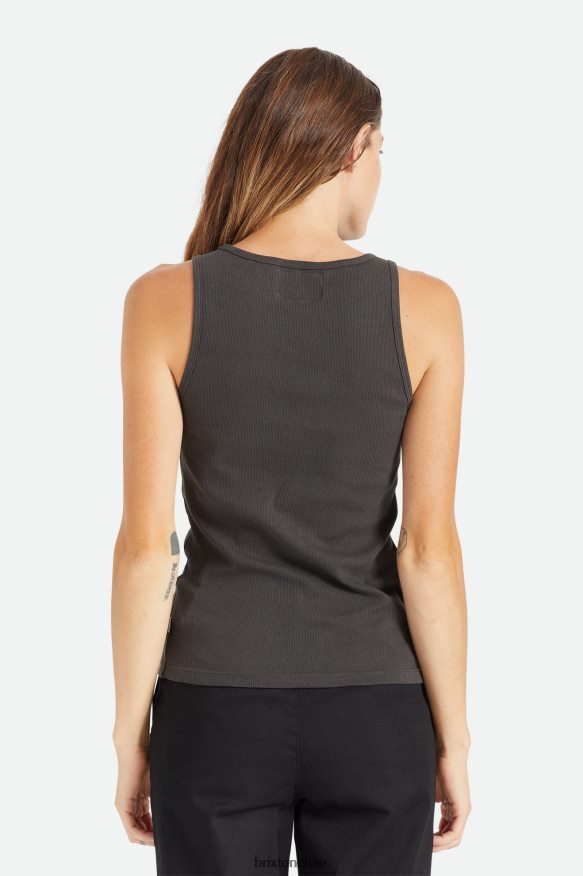Brixton mujer camiseta sin mangas willie nelson escopeta P0BX28458 vestir negro lavado