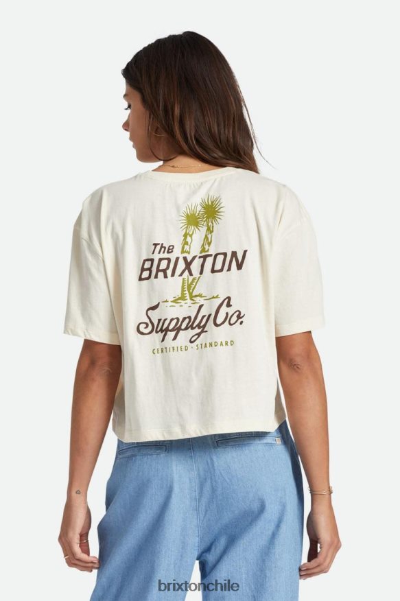 Brixton mujer camiseta austin s/s skimmer P0BX28440 vestir gorra blanca