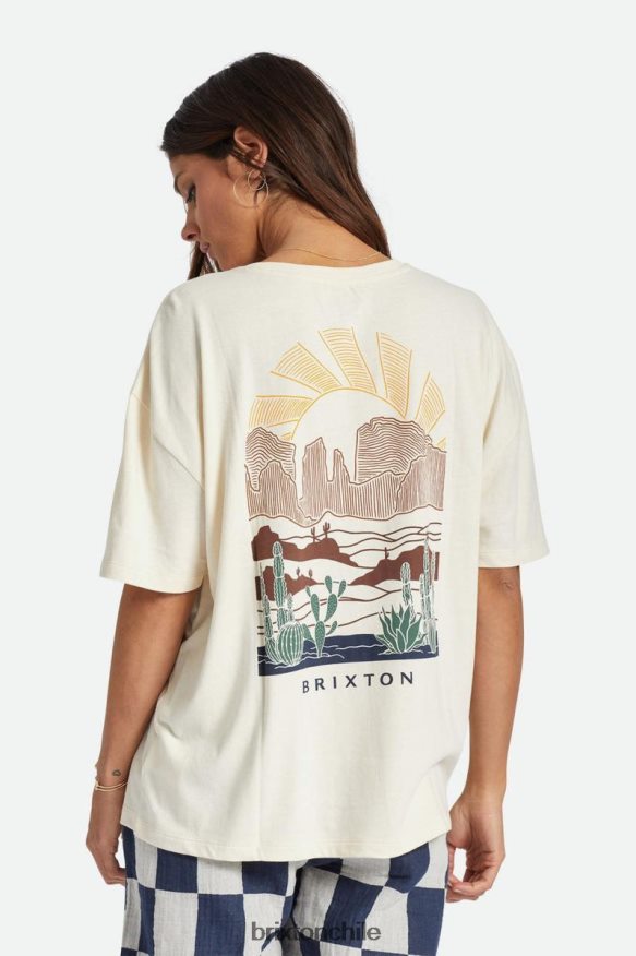 Brixton mujer camiseta boyfriend extragrande cultivate P0BX28426 vestir gorra blanca