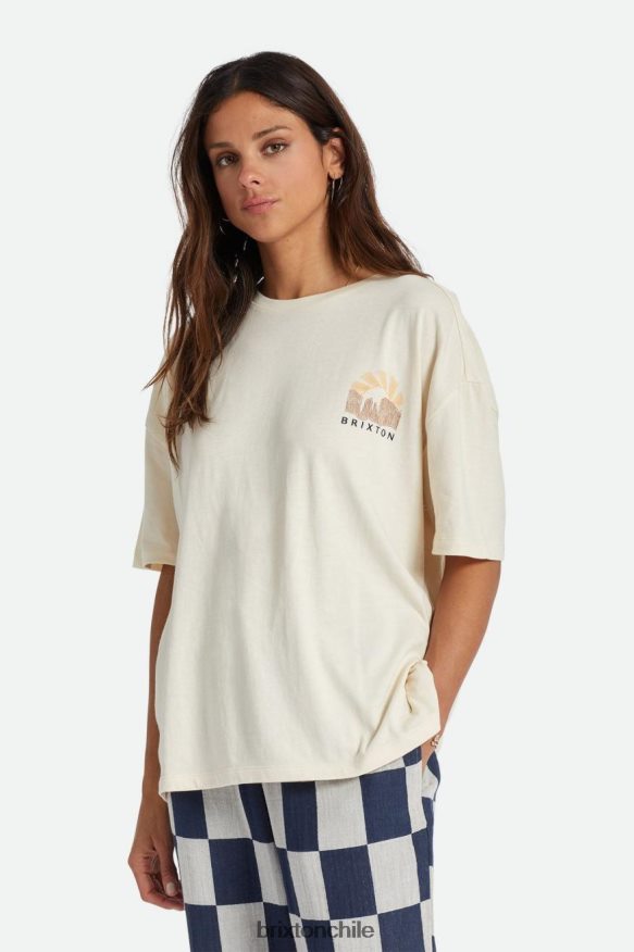 Brixton mujer camiseta boyfriend extragrande cultivate P0BX28426 vestir gorra blanca