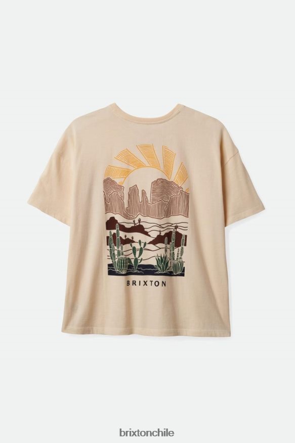 Brixton mujer camiseta boyfriend extragrande cultivate P0BX28426 vestir gorra blanca
