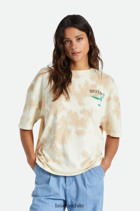 Brixton mujer camiseta de novio extragrande de buen tiempo P0BX28454 vestir lavado de nubes de safari
