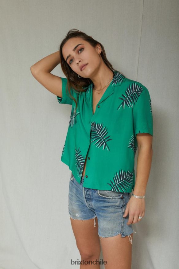 Brixton mujer búnker paraíso s / s tejido P0BX28420 vestir duende