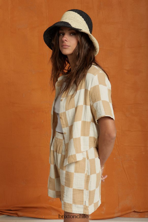 Brixton mujer mykonos boxy s/s tejido P0BX28414 vestir arena