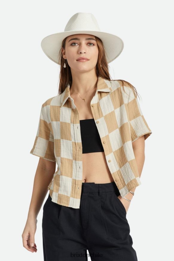 Brixton mujer mykonos boxy s/s tejido P0BX28414 vestir arena