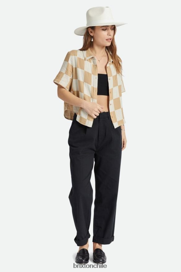 Brixton mujer mykonos boxy s/s tejido P0BX28414 vestir arena