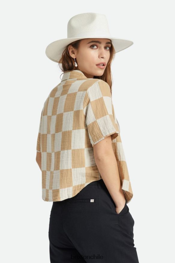 Brixton mujer mykonos boxy s/s tejido P0BX28414 vestir arena