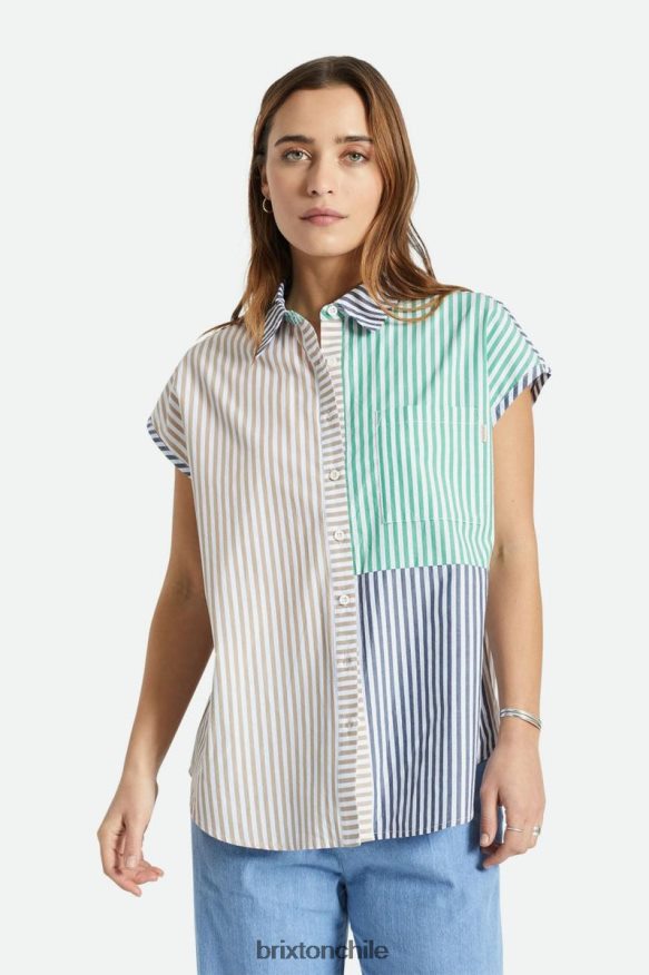 Brixton mujer sidney tejido sin mangas P0BX28448 vestir multi