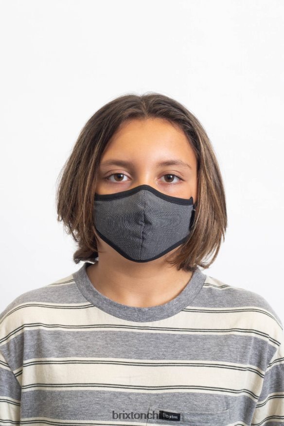Brixton unisexo mascarilla antimicrobiana juvenil P0BX28408 accesorios espiga negra
