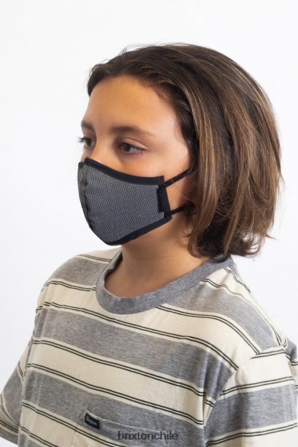 Brixton unisexo mascarilla antimicrobiana juvenil P0BX28408 accesorios espiga negra