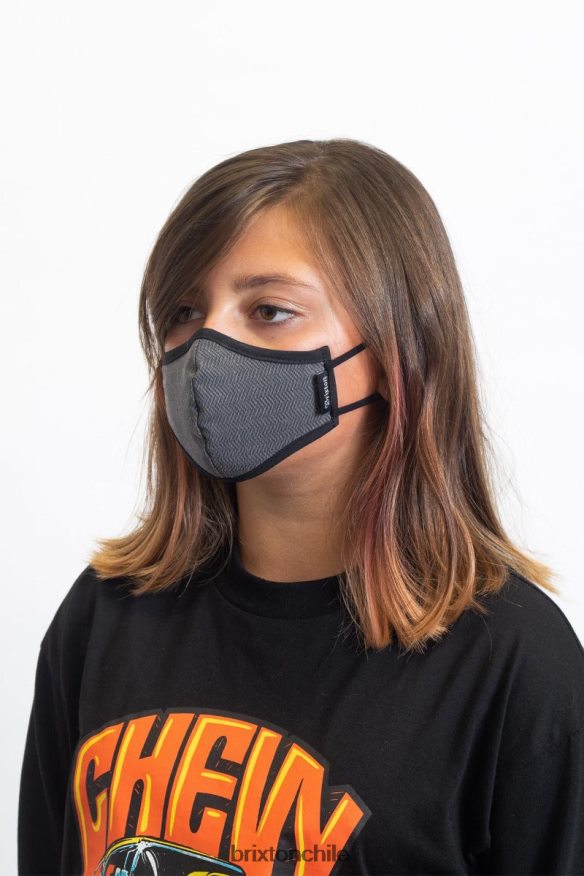 Brixton unisexo mascarilla antimicrobiana juvenil P0BX28408 accesorios espiga negra