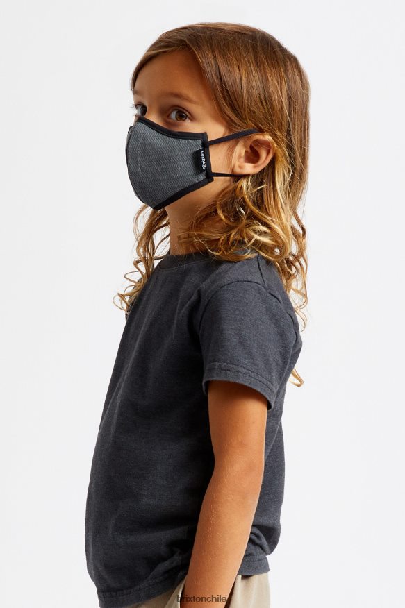 Brixton unisexo mascarilla antimicrobiana juvenil P0BX28408 accesorios espiga negra