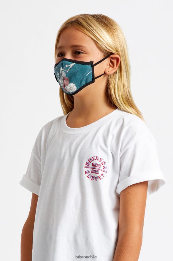 Brixton unisexo mascarilla antimicrobiana juvenil P0BX28409 accesorios floral