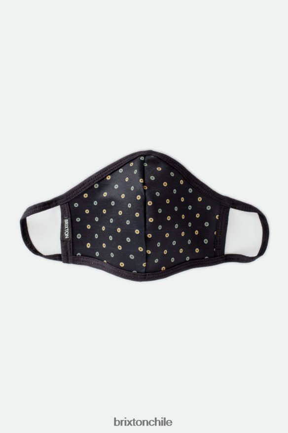 Brixton unisexo mascarilla reversible P0BX28397 accesorios lunares negros