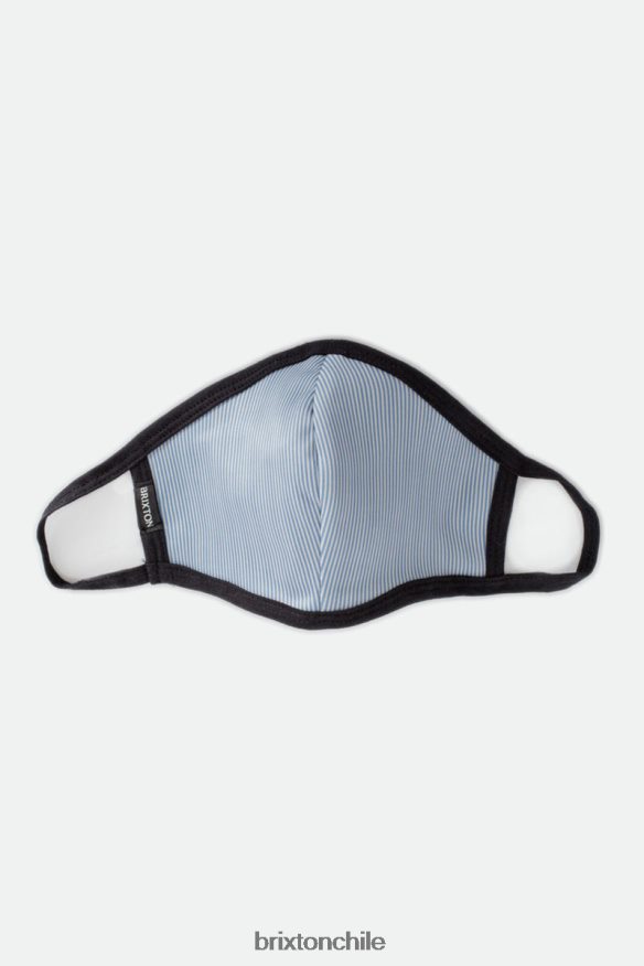 Brixton unisexo mascarilla reversible P0BX28398 accesorios franja azul de ingeniero