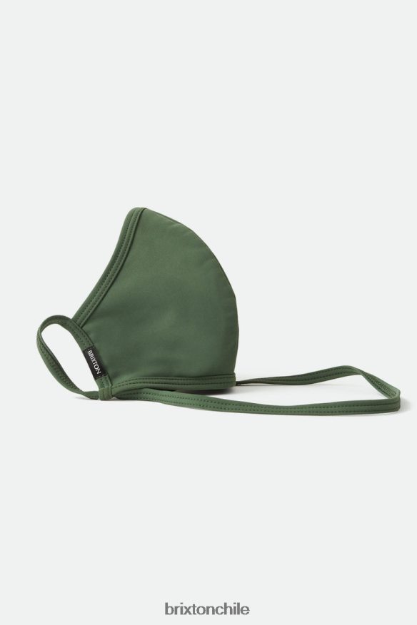 Brixton unisexo todo mascarilla P0BX28380 accesorios verde oliva/negro