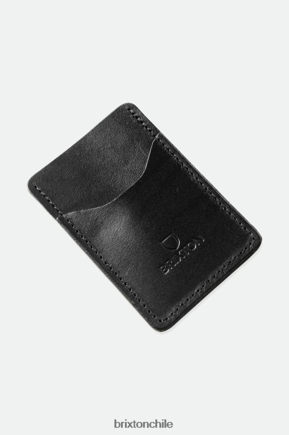 Brixton x Artifact unisexo cartera tarjetero de piel P0BX28370 accesorios negro
