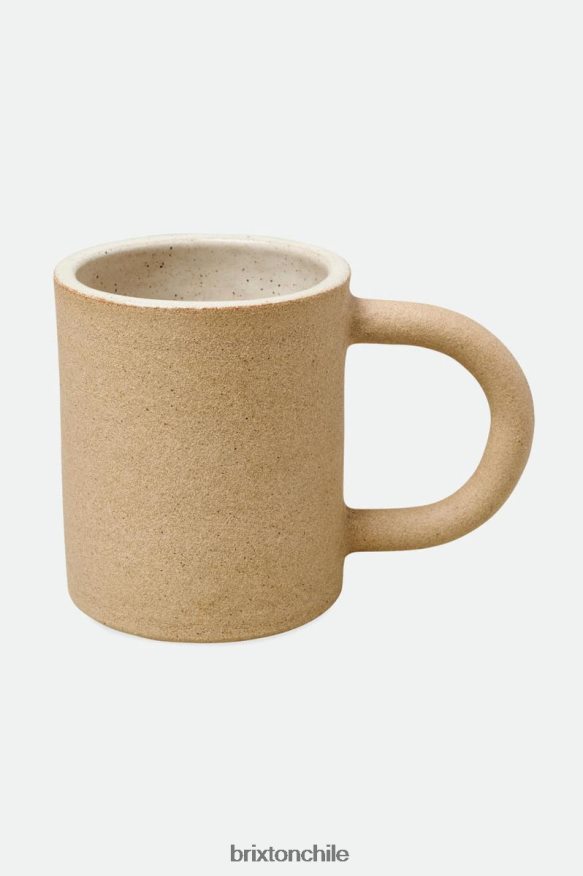 Brixton x O-M unisexo taza de cerámica hecha a mano P0BX28368 accesorios beige